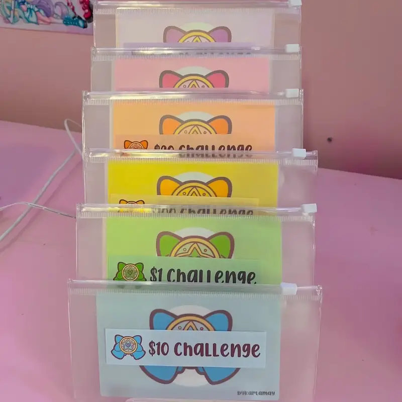 1 MAGICAL BOW SAVINGS CHALLENGE | A6 ZIP CASH ENVELOPE + TRACKER ONLY