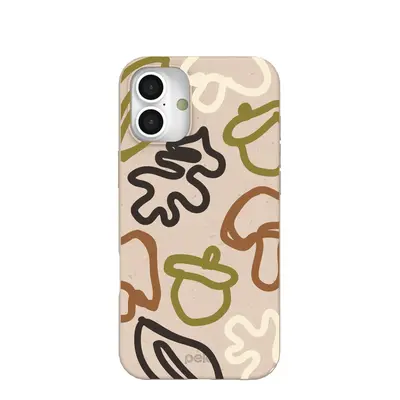 Seashell Forest Gems iPhone 16 Plus Case