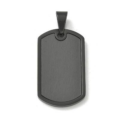 304 Stainless Steel Stamping Blank Tag Pendants
