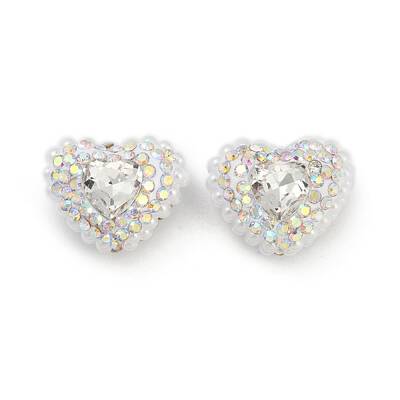 Polymer Clay Glass Rhinestone Beads