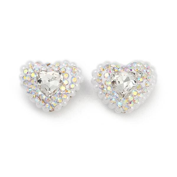 Polymer Clay Glass Rhinestone Beads