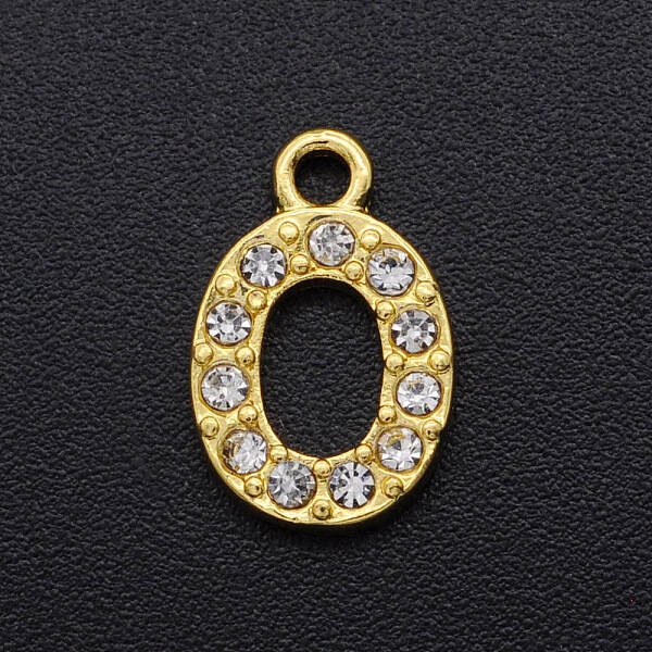 Alloy Rhinestone Charms