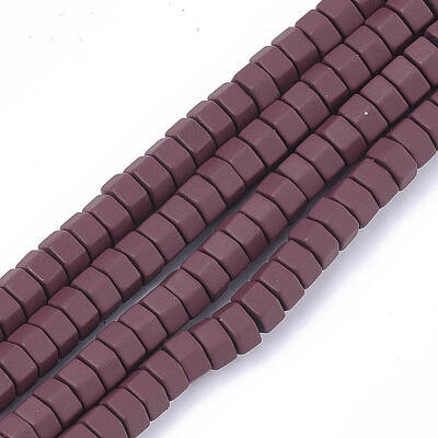 Spray Painted Non-magnetic Synthetic Hematite Beads Strands