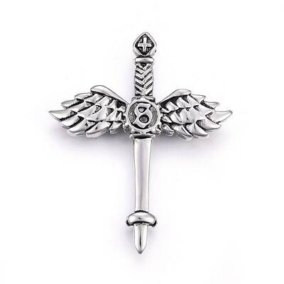 304 Stainless Steel Big Pendants