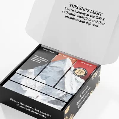 BetterAlt Ultimate Shilajit Energy Kit | Cinnamon, Caramel & Classic Honey Sticks, Tamarind & Mango Shilajit Gummies | Energy...