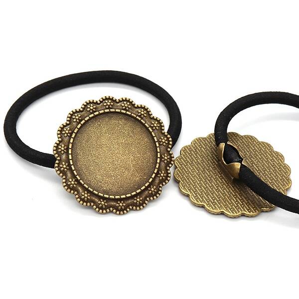 10Pcs Zinc Alloy Cabochon Settings