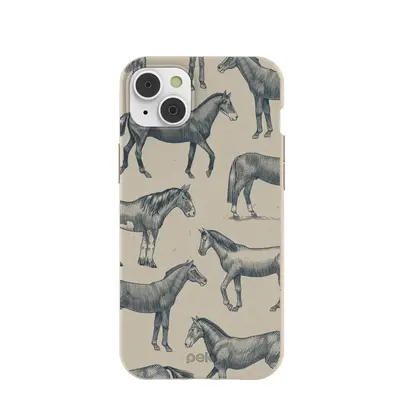 London Fog Vintage Gallop iPhone 14 Plus Case
