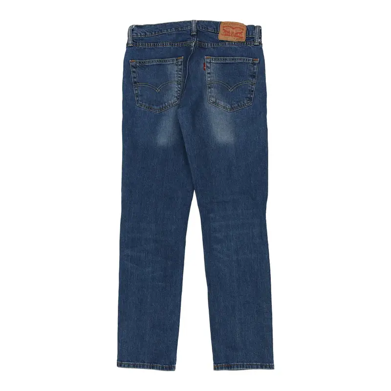 511 Levis Jeans - 32W UK 12 Navy Cotton