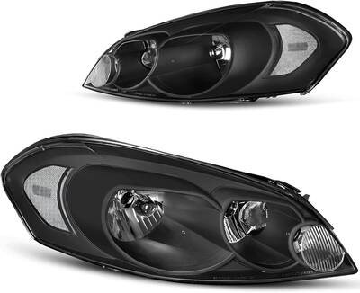 YITAMOTOR® Headlights Assembly Compatible with 2006-2013 Chevrolet Impala / 14-16 Chevy Impala Limited / 2006 2007 Monte Car...