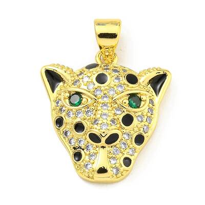 Brass Micro Pave Cubic Zirconia Pendants