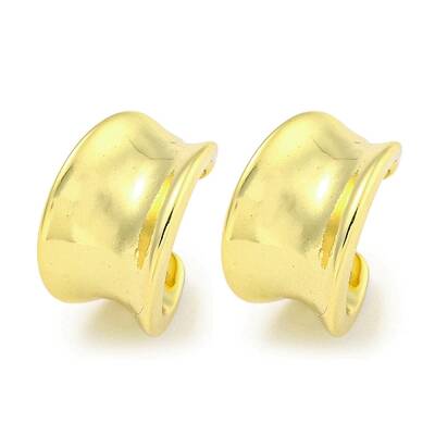 Brass Cuff Earrings