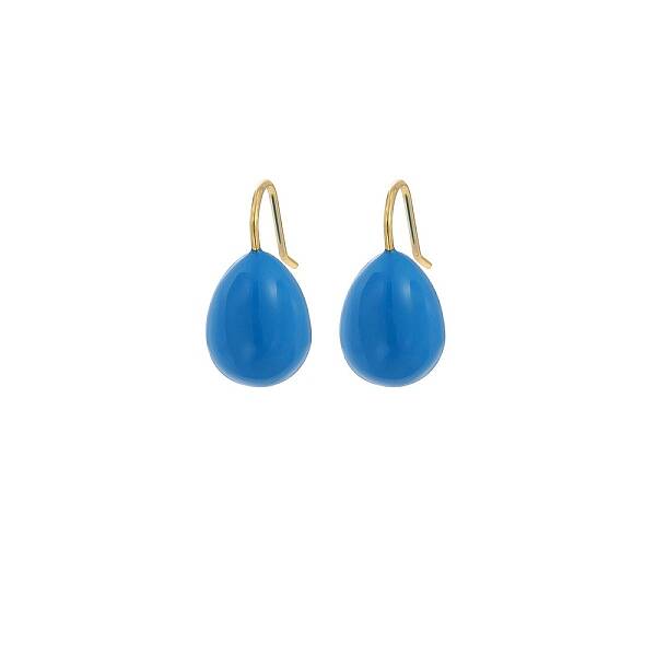 304 Stainless Steel Enamel Teardrop Dangle Earrings for Women