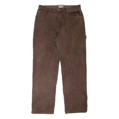 GUESS ORIGINALS Carpenter Mens Jeans Brown Loose Straight W32 L32