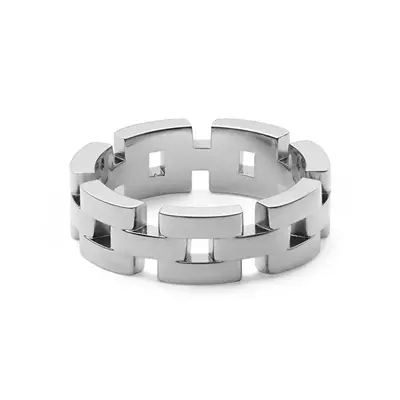 Daniel Wellington Anello In Acciaio A 3 Maglie Dw0040102 - Circuito: 54 Mm