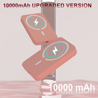 Magnetic Wireless Portable Charger, Foldable 10000mAh Battery Pack with USB-C Cable, Magsafe 15W PD Fast Charging Power Suppl...
