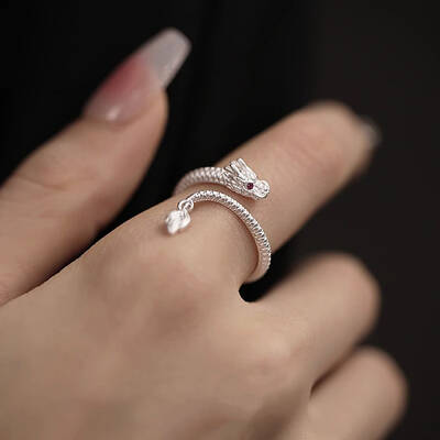 Dragon 990 Sterling Silver Cuff Rings