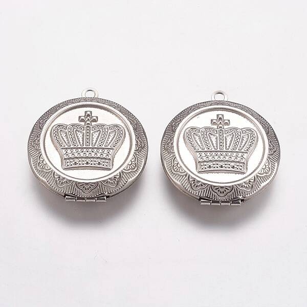 Tarnish Resistant 304 Stainless Steel Locket Pendants