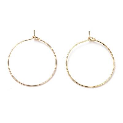 Brass Hoop Earrings Findings