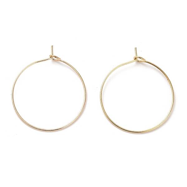 Brass Hoop Earrings Findings
