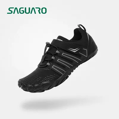 Saguaro Vigor II-Men's and Women's Barefoot Shoes | Zero Drop Sole | Optimal Relaxation ||Breathable | Minimalist Black Flat...