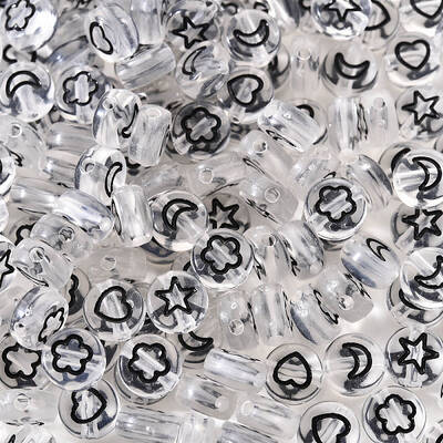 Transparent Acrylic Beads