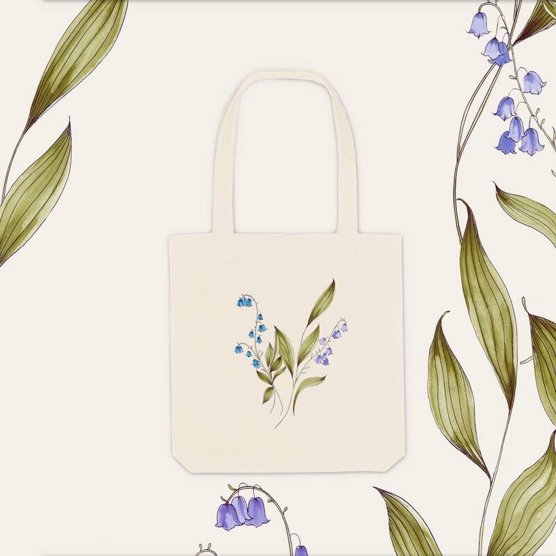 Blue Bells Tote Bag