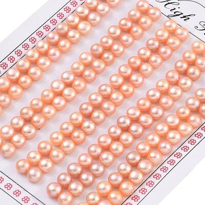 Grade 6A Natural Cultured Freshwater Pearl Beads