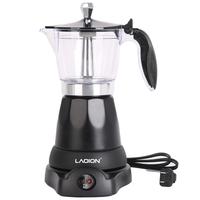 LAOION Cuban Coffee Maker 6 Cup Electric Espresso Coffee Maker 300ml Portable with Detachable Base & Overheat Protection for ...