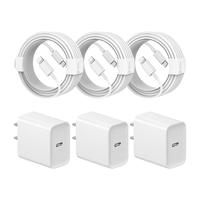 JOZASHON [MFi Certified] 20W Type C Fast Charger Block with 6FT USB C to Lightning Cable Compatible for iPhone 14/13/12/11 Pr...