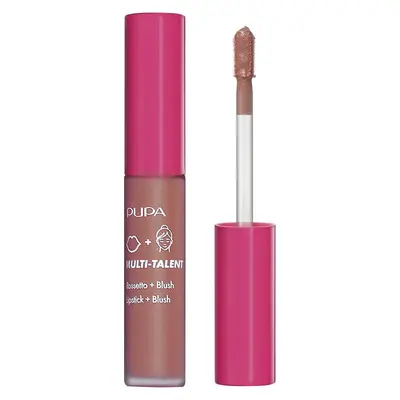 Pupa Multi-Talent Lipstick + Blush - 2-In-1 Lipstick And Blush 001 - Nude Pink
