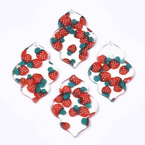 Transparent Clear Cellulose Acetate(Resin) Pendants