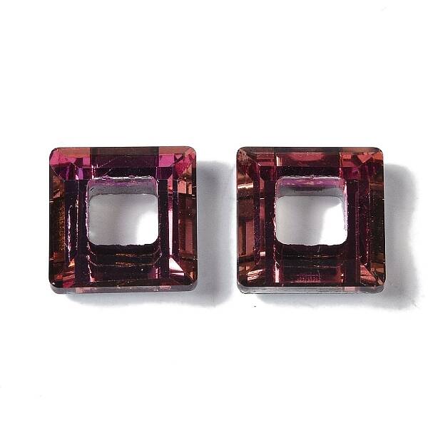Transparent Electroplate Glass Pendant