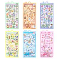 Random Color 3D Cartoon Sticker, 1 Count Cute Cartoon Sticker, Decorative Sticker for Toy, Phone Case, Computer, Guitar, Bag,...