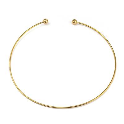 PVD Vacuum Plating 202 Stainless Steel Wire Choker Necklace