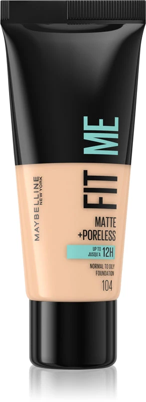 Unifying make-up with Fit Me! (Matte & Poreless Make-Up) 30 ml - Shade: 104