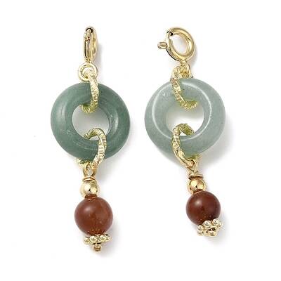 Natural Green Aventurine Pendant Decorations