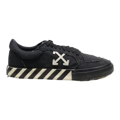 OFF-WHITE Sneaker Trainers Black Canvas Mens UK 11