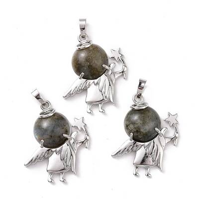 Natural Labradorite Pendants