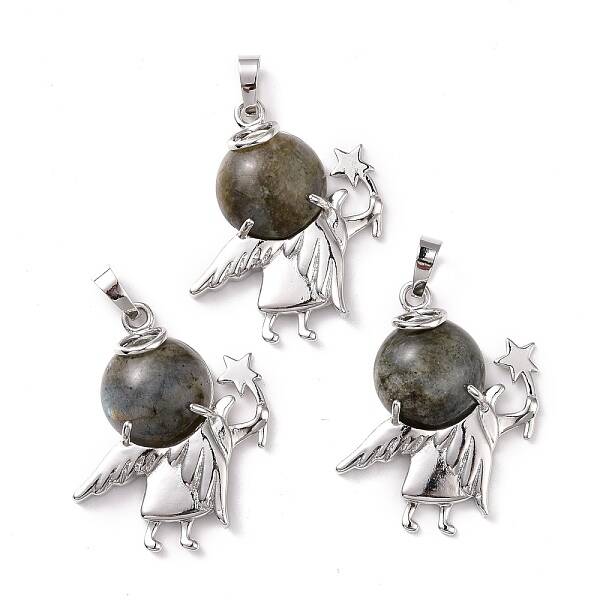 Natural Labradorite Pendants
