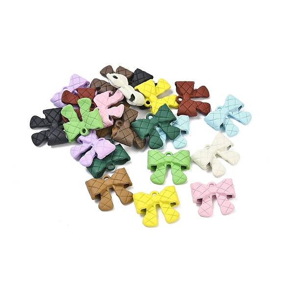Spray Paint Alloy Pendants