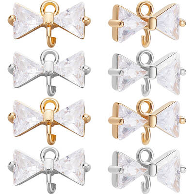 20Pcs 2 Colors Brass Connector Charms