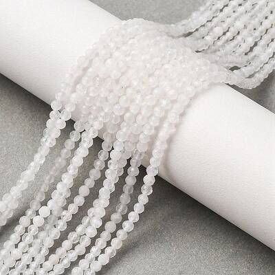 Natural Rainbow Moonstone Beads Strands