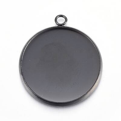 Stainless Steel Pendant Cabochon Settings