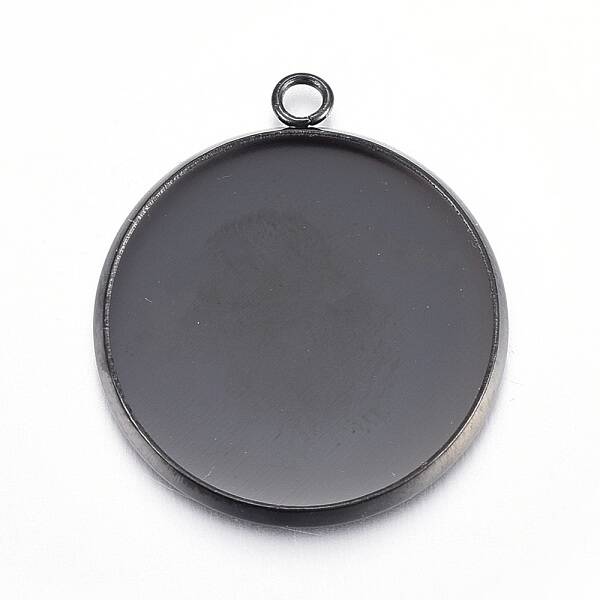 Stainless Steel Pendant Cabochon Settings