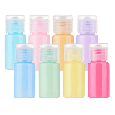 Macaron Color Empty Flip Cap Plastic Bottle Container