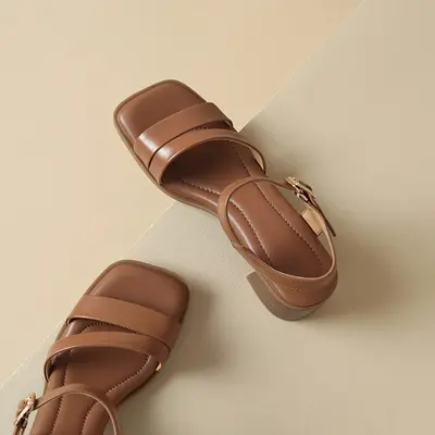 CHIKO Mary Katherine Open Toe Block Heels Heeled Sandals