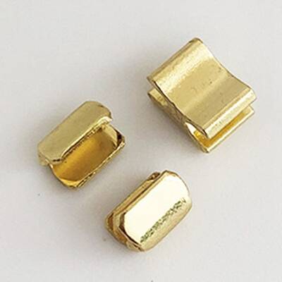 Brass Zipper Top Stops
