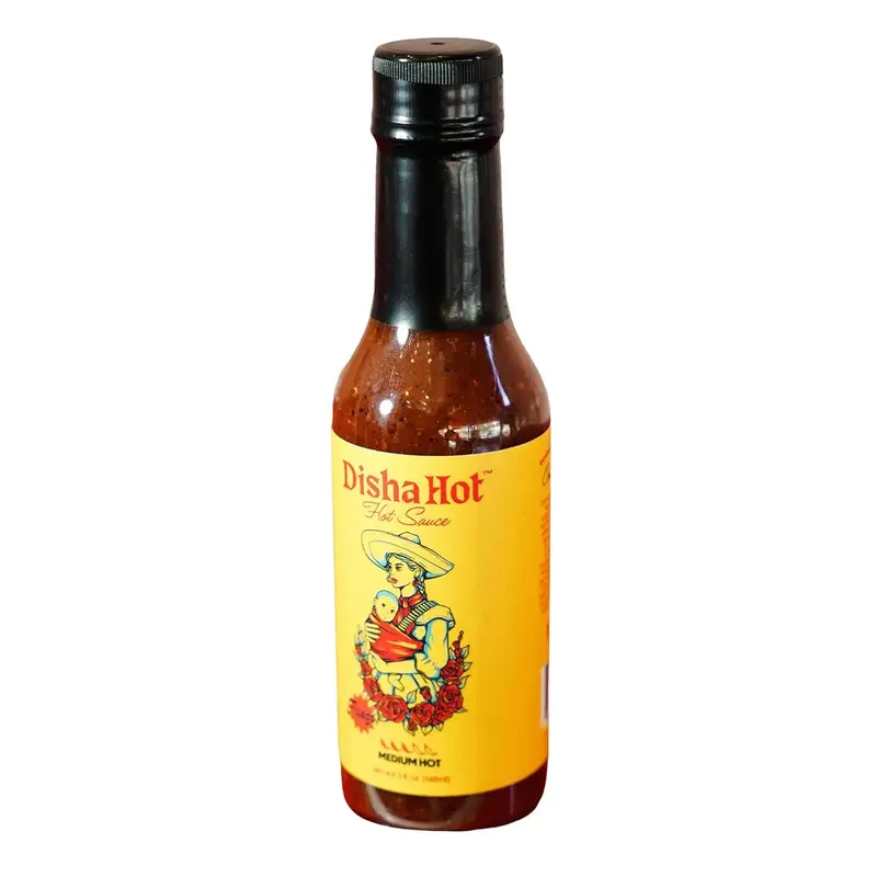 Disha Hot Sauce – Omar Apollo’s Signature Smoky & Spicy Blend – Roasted Chilies, Garlic &  Lime – Bold Heat for Tacos...