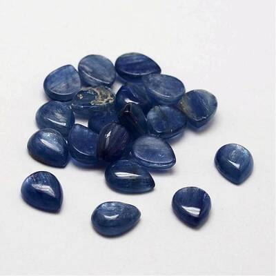Teardrop Natural Kyanite/Cyanite/Disthene Cabochons