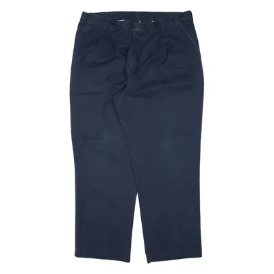 DICKIES Workwear Mens Trousers Blue Relaxed Tapered W36 L30